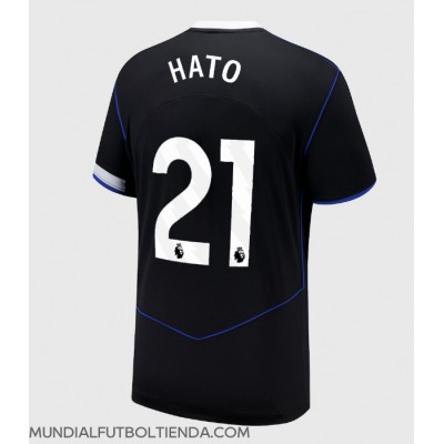 Camiseta Chelsea Jorrel Hato #21 Tercera Equipación Replica 2025-26 mangas cortas Camiseta Chelsea Jorrel Hato #21 Tercera Equipación Replica 2025-26 mangas cortas